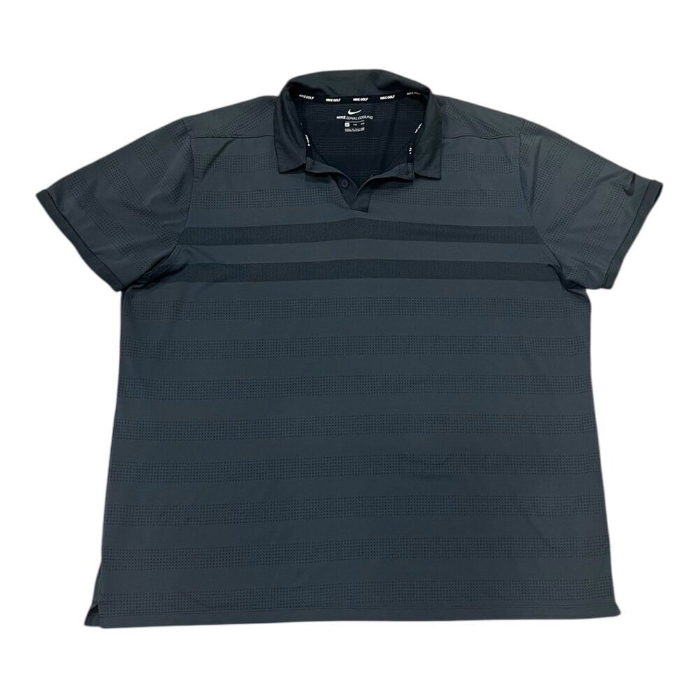 Nike Dark Gray Zonal Cooling Polo Shirt XXL